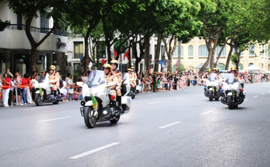 Đại lễ A80: Công an Hà Nội điều chỉnh thời gian cấm đường ngày 21/8 từ 11h30