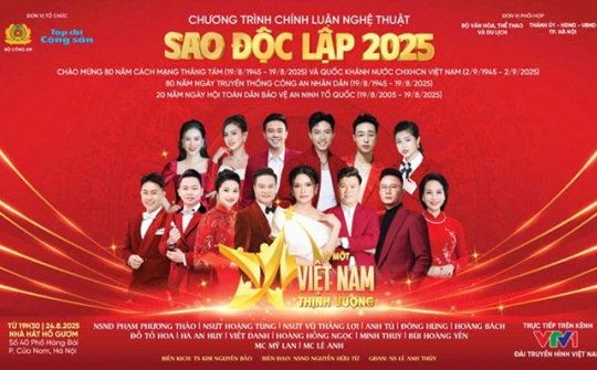 "Sao Độc lập 2025" – Bản hùng ca từ lịch sử đến khát vọng Việt Nam hùng cường