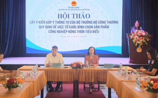 Dự thảo Thông tư bình chọn sản phẩm công nghiệp nông thôn: Nhiều ý kiến góp ý từ thực tiễn