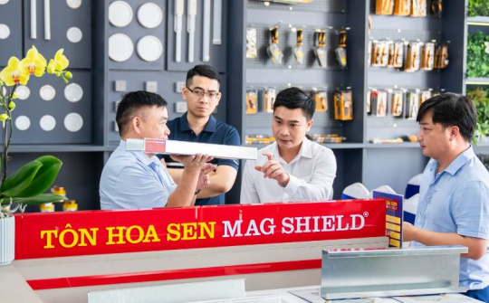 Tôn cao cấp Hoa Sen Mag Shield chính thức phân phối toàn hệ thống Hoa Sen Home