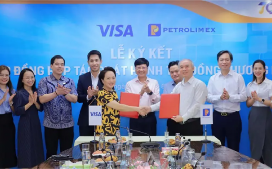 Petrolimex hợp tác cùng VISA mở rộng giải pháp thanh toán số với Thẻ đồng thương hiệu dành cho cá nhân và doanh nghiệp