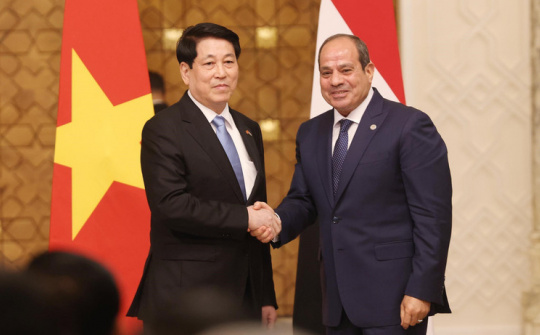 Tuyên bố chung về việc nâng cấp quan hệ lên Đối tác toàn diện Việt Nam - Ai Cập