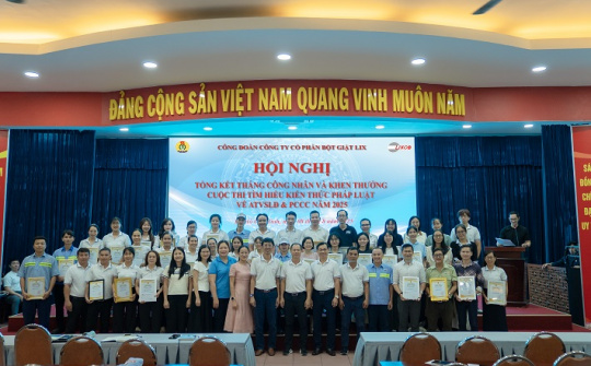 Công đoàn Lixco tổng kết Tháng Công nhân với nhiều hoạt động ý nghĩa