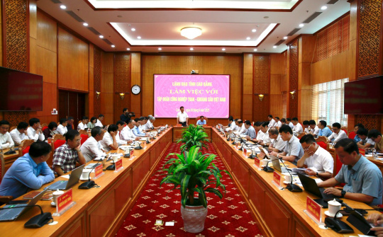 TKV thúc đẩy sản xuất - kinh doanh và đầu tư bền vững trên địa bàn tỉnh Cao Bằng