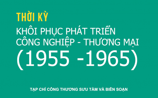 Giai đoạn 1955 - 1965: Khôi phục phát triển công nghiệp thương mại