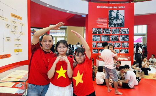 Không gian Triển lãm ngành Công Thương: Từ miền ký ức nối đến tương lai