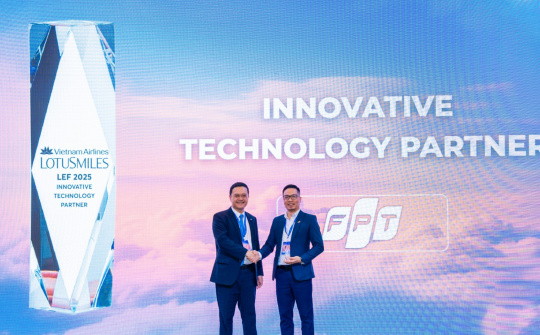 Tập đoàn FPT là đối tác đầu tiên được Vietnam Airlines vinh danh mảng Công nghệ Sáng tạo