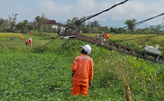 Đội xung kích PC Quảng Ninh: Hoàn thành khắc phục sự cố lưới điện sau bão Kajiki tại Hà Tĩnh và Nghệ An