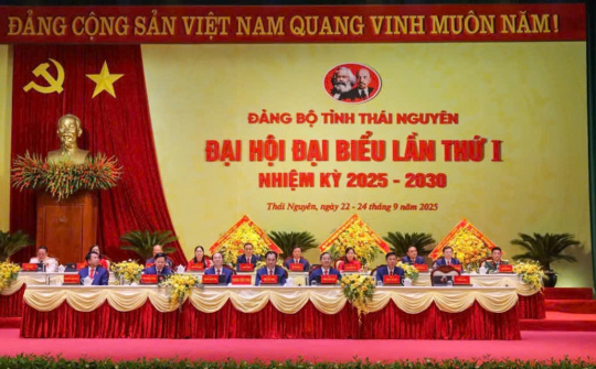 Đại hội Đảng bộ tỉnh Thái Nguyên nhiệm kỳ 2025 - 2030: Mở ra kỷ nguyên phát triển mới sau sáp nhập