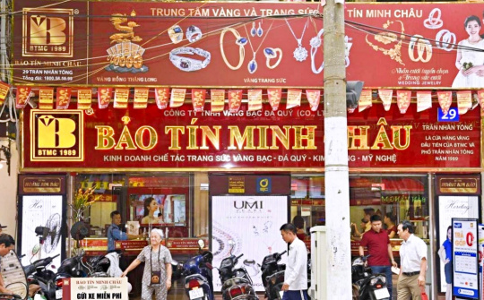 Xử phạt SJC, Bảo Tín Minh Châu và DOJI do cạnh tranh không lành mạnh