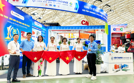 Tân Thanh Container khẳng định vị thế thương hiệu Việt tại Triển lãm thành tựu quốc gia A80
