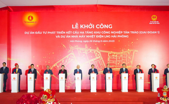 Khởi công Dự án Nhà máy Nhiệt điện LNG Hải Phòng 178.000 tỷ đồng