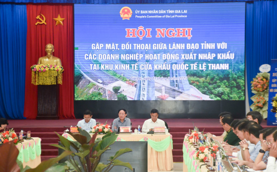 Gia Lai: Tạo điều kiện thuận lợi cho doanh nghiệp, thúc đẩy Khu kinh tế cửa khẩu Lệ Thanh phát triển bền vững