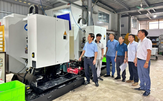Đẩy mạnh ứng dụng thiết bị tiên tiến trong sản xuất cơ khí, cơ sở công nghiệp nông thôn Bắc Ninh nâng cao sức cạnh tranh