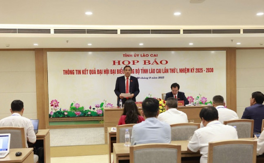 Lào Cai: Đại hội Đại biểu Đảng bộ tỉnh lần thứ I, nhiệm kỳ 2025-2030 thành công tốt đẹp