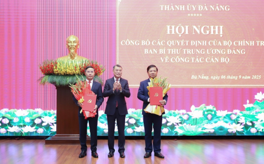 Ông Lương Nguyễn Minh Triết được chỉ định giữ chức Bí thư Thành ủy Đà Nẵng