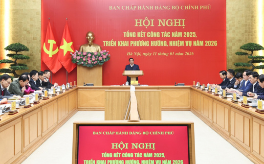 Đảng ủy Chính phủ tổng kết công tác năm 2025, triển khai nhiệm vụ năm 2026