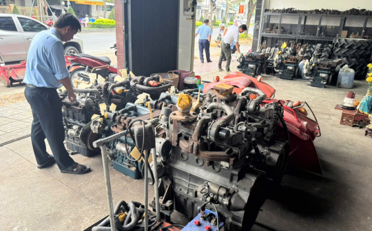 Phạt 70 triệu đồng cơ sở kinh doanh máy nông nghiệp cũ nhập lậu, không rõ nguồn gốc