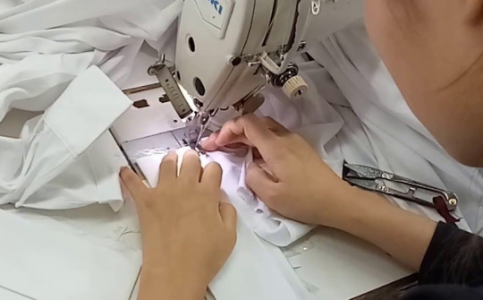 Nghiên cứu tối ưu thời gian và thao tác một số công đoạn may áo sơ mi trong sản xuất may công nghiệp