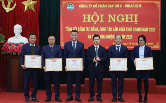 DAP số 2 - Vinachem: Dấu ấn TOP 5 lợi nhuận toàn Tập đoàn năm 2025
