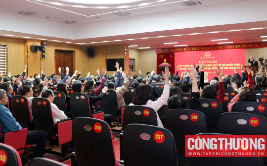 Thống nhất 100% giới thiệu Bí thư Đảng ủy, Quyền Bộ trưởng Bộ Công Thương Lê Mạnh Hùng ứng cử đại biểu Quốc hội khóa XVI