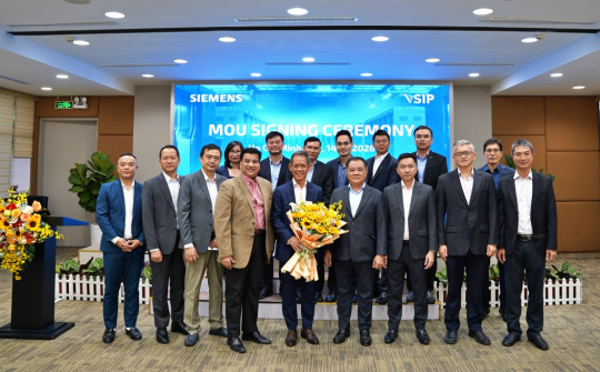 Siemens và VSIP hợp tác chiến lược thúc đẩy hạ tầng trung tâm dữ liệu và chuyển đổi số tại Việt Nam