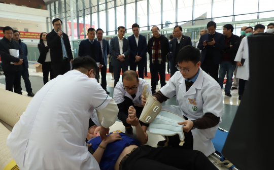 Hơn 300 cán bộ y tế phục vụ Đại hội Đại biểu toàn quốc lần thứ XIV của Đảng