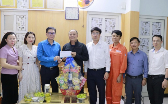 Công đoàn EVNGENCO3: Thăm hỏi, động viên người lao động dịp Tết 2026