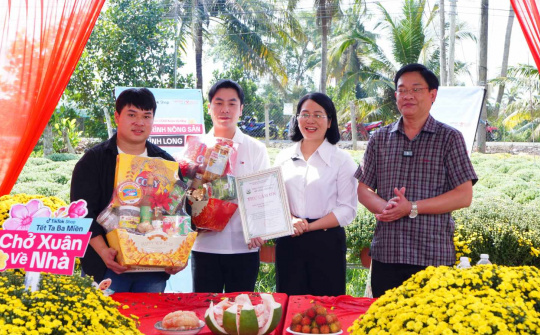 Vĩnh Long: Đẩy mạnh xúc tiến thương mại nông sản trên nền tảng số