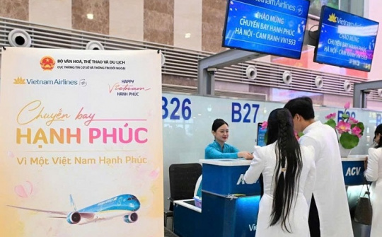 Vietnam Airlines lan tỏa thông điệp “Việt Nam hạnh phúc” trên những chuyến bay