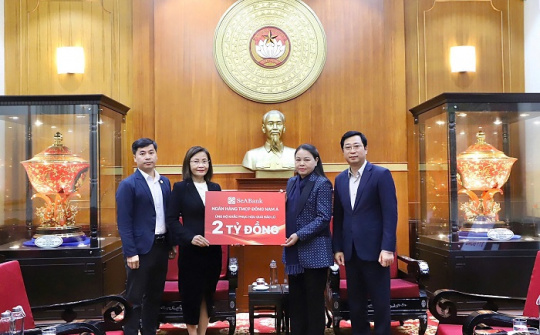 SeABank ủng hộ gần 6,2 tỷ đồng, chung tay hỗ trợ công tác tái thiết sau bão lũ