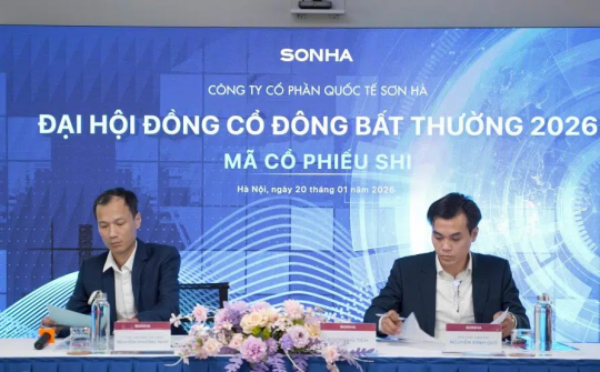 Tập đoàn Sơn Hà tổ chức thành công Đại hội đồng cổ đông bất thường năm 2026, thông qua cập nhật ngành nghề và sửa đổi Điều lệ