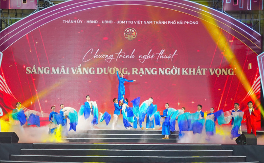 Hải Phòng: Đặc sắc chương trình nghệ thuật chào mừng thành công Đại hội XIV của Đảng