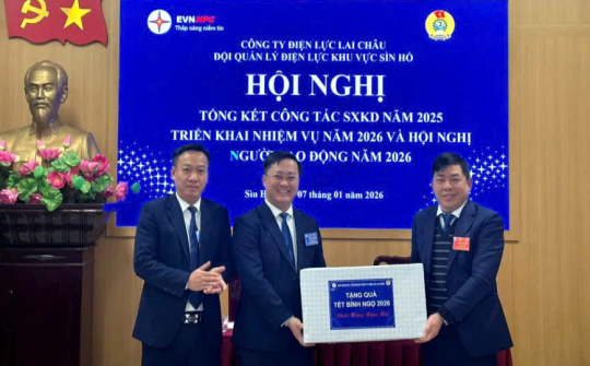 Công đoàn Công ty Điện lực Lai Châu: Chăm lo đời sống người lao động dịp Tết Nguyên đán