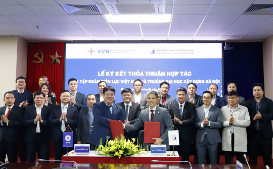 EVN ký kết hợp tác chiến lược với Trường Đại học Xây dựng Hà Nội