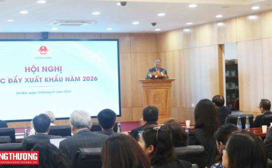 Đồng bộ giải pháp thúc đẩy xuất khẩu năm 2026, góp phần "hiện thực hóa" mục tiêu tăng trưởng hai con số