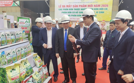 Supe Lâm Thao ra mắt 10 loại phân bón mới năm 2026