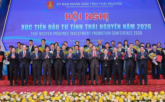 Thái Nguyên trao Giấy chứng nhận đăng ký đầu tư Dự án Nhà ở xã hội TNG Việt Bắc