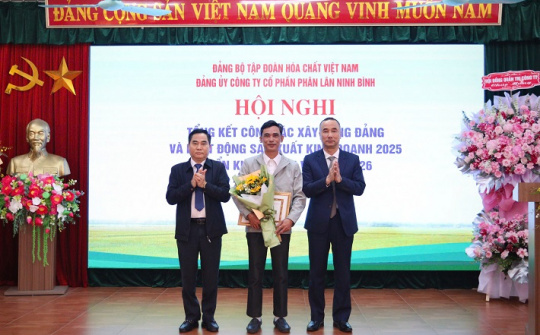 Phân lân Ninh Bình: Top 5 ROE Vinachem, cụ thể hóa nhiệm vụ năm 2026