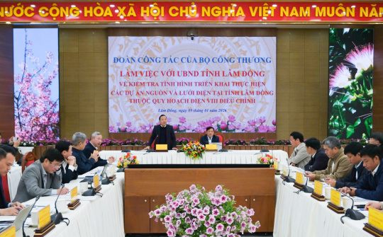 Thứ trưởng Nguyễn Hoàng Long làm việc với tỉnh Lâm Đồng về triển khai Quy hoạch điện VIII điều chỉnh