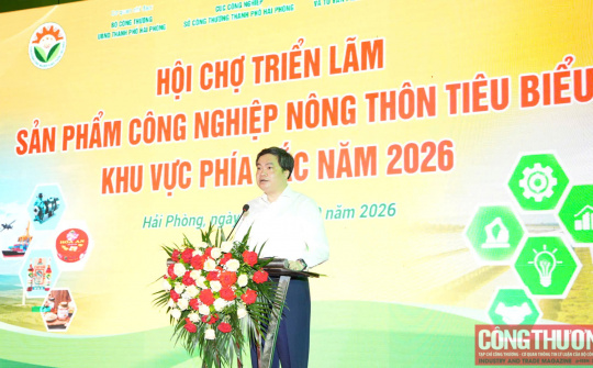 Khai mạc Hội chợ triển lãm sản phẩm công nghiệp nông thôn tiêu biểu khu vực phía Bắc năm 2026