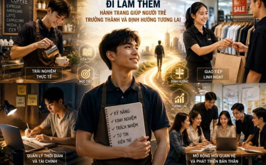 Khung lý thuyết về ảnh hưởng của hỗ trợ từ nhà quản lý đến ý định tiếp tục làm thêm của sinh viên