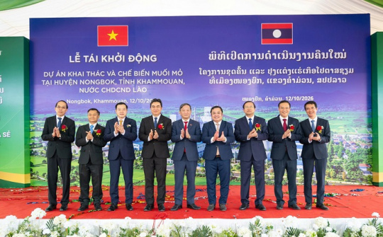 Vinachem tái khởi động dự án muối mỏ tại Lào, hướng tới sản xuất năm 2028