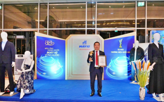 Tổng giám đốc May 10 được vinh danh là doanh nhân Việt Nam tiêu biểu - Cúp Thánh gióng 2026
