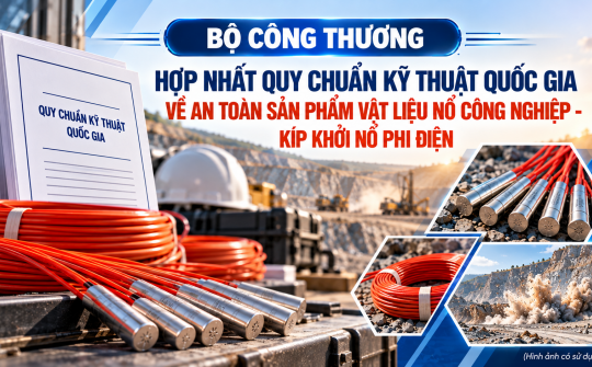 Hợp nhất quy định Quy chuẩn kỹ thuật quốc gia về an toàn sản phẩm vật liệu nổ công nghiệp - kíp khởi nổ phi điện