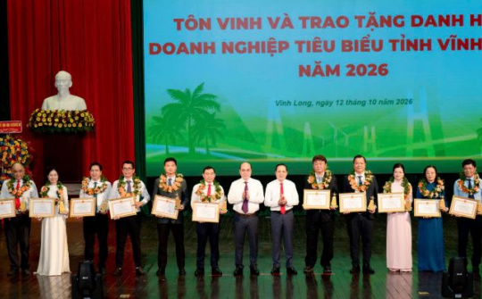 Công ty Nhiệt điện Duyên Hải được biểu dương “Doanh nghiệp tiêu biểu tỉnh Vĩnh Long năm 2026”