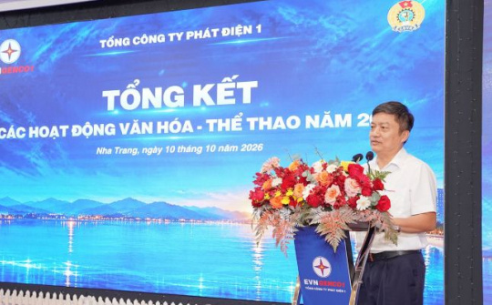 Sự kiện Văn hóa - Thể thao EVNGENCO1 năm 2026: Gắn kết sức mạnh, khơi nguồn sáng tạo