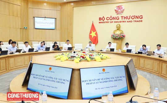 Bộ Công Thương triển khai các nhiệm vụ theo Nghị quyết Phiên họp Chính phủ thường kỳ tháng 9 năm 2026
