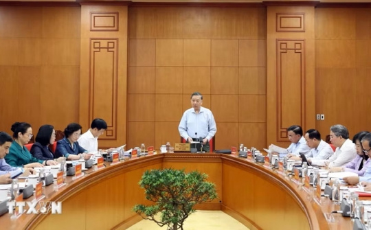 Thông báo ý kiến chỉ đạo của Tổng Bí thư, Chủ tịch nước Tô Lâm về phát triển thể dục, thể thao trong giai đoạn mới