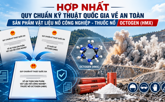 Bộ Công Thương hợp nhất quy định Quy chuẩn kỹ thuật quốc gia về an toàn sản phẩm vật liệu nổ công nghiệp - thuốc nổ Octogen (HMX)